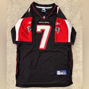 Vintage Reebok NFL Atlanta Falcons Mike Vick #7 Football Jersey Youth XL Black